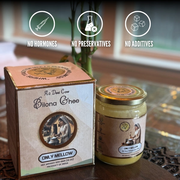 A2 Desi Cow Bilona Ghee – The Golden Elixir ( 16oz )