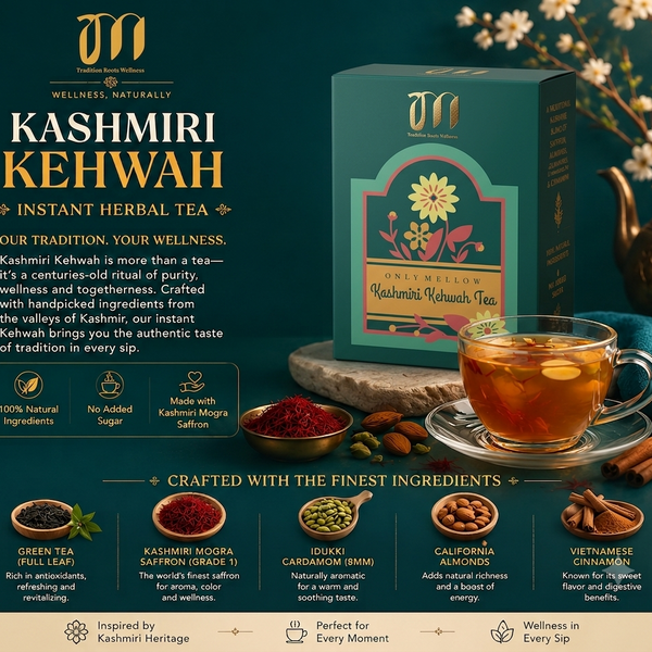 Only Mellow Kashmiri Kehwah Instant Tea