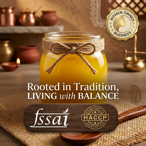 A2 Desi Cow Bilona Ghee – The Golden Elixir ( 16oz )