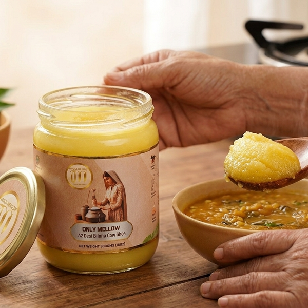A2 Desi Cow Bilona Ghee – The Golden Elixir ( 16oz )
